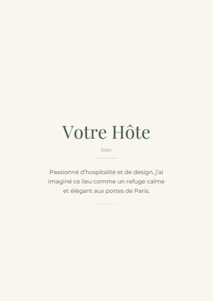 Votre hôte Stan — extrait du guide d'accueil Paris sans le bruit